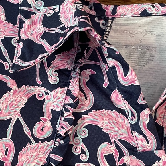 Flamingo printed sports shirt - Picture 5 of 9